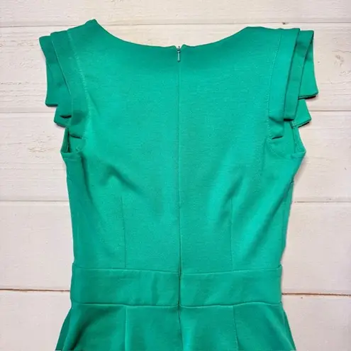 Dorothy Perkins - Women’s Teal Green Fitted Dress - Size 6 (34 Euro)
