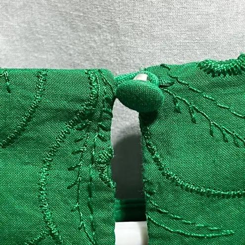 Preston & York Green 3/4 Sleeve Blouse Top S