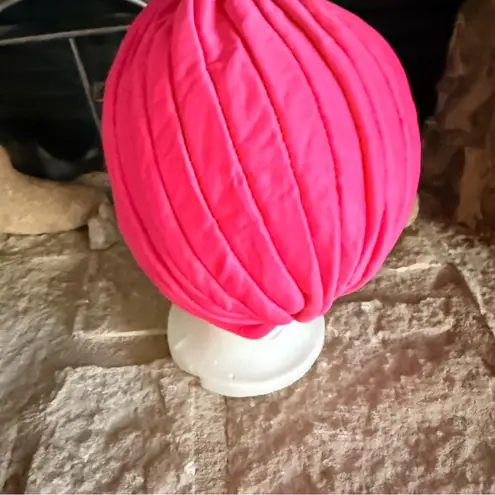 Source Unknown Fuchsia Turban Hat