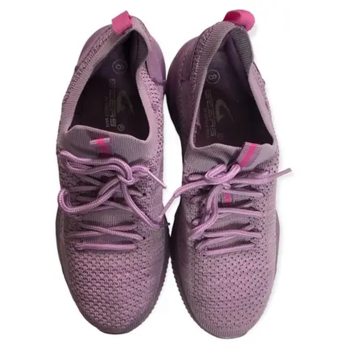 Geers Women’s Purple Pink Textured Mesh Sock Activewear Sneakers Size 8