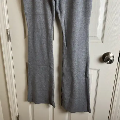 CHROME RIOT gray flare sweatpants smoothing waistband size X