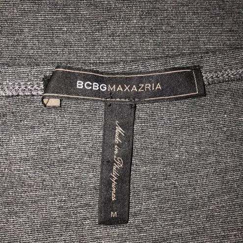 BCBGMAXAZRIA  Grey Tian Ponte Shirt