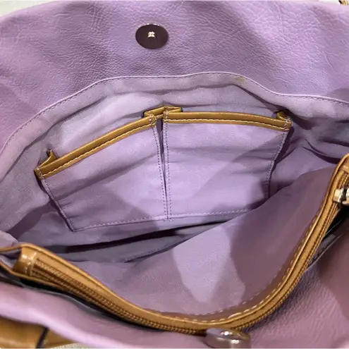 Rosetti NWT Purple Faux Pebble Leather Shoulder Bag