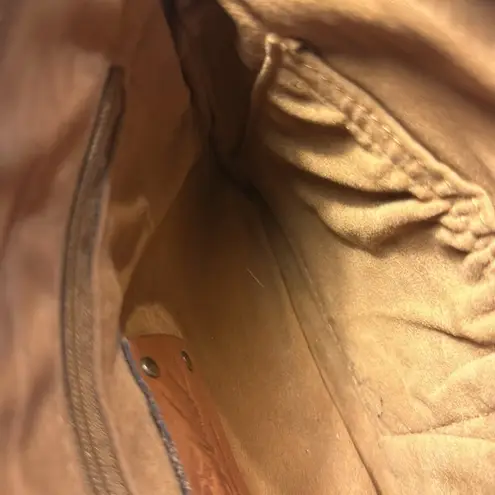 Patricia Nash absolutely gorgeous wristlet. Italian brown leather.