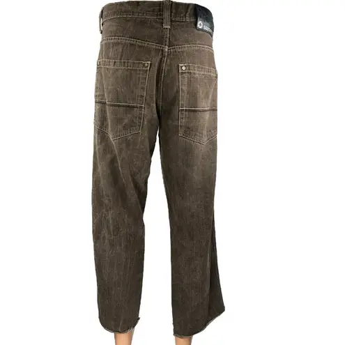 Southpole Men's Brown Washed Mid Rise Straight Leg Cotton Denim Jeans Size 36