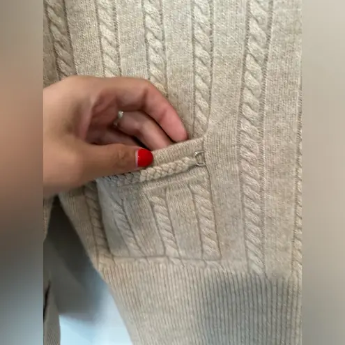 Sandro Gotham Cable Knit 100% Wool Sweater size T1/ Small 1266