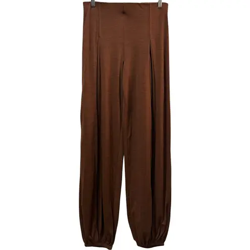 New Free People Movement Find Your Flow Pants Balloon Leg Harem Joggers Size XS Brown