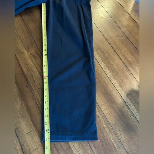 Scotch & Soda Navy Blue High Rise Peached Cotton Paper Bag Pants Size XS 140.00 - Image 9