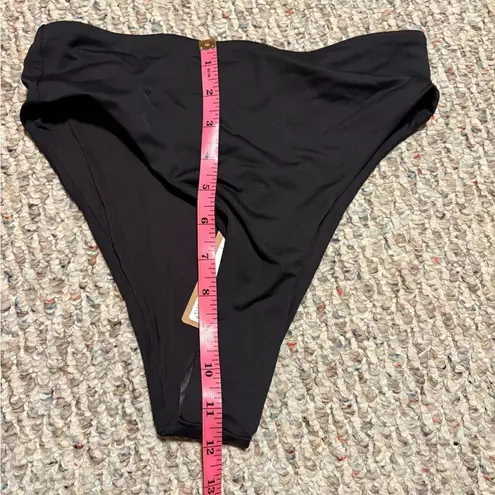 SKIMS NWT  Mid Waist Bikini Bottom in Black Onyx- Size Small