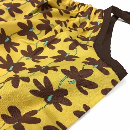 floral box dress excellent preowned Yellow Size undefined