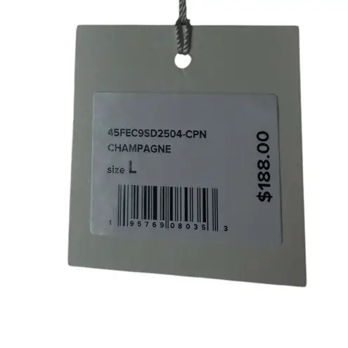 NWT Favorite Daughter The Sleeveless Date Blouse Bodysuit Champagne Cream Sz L Size L