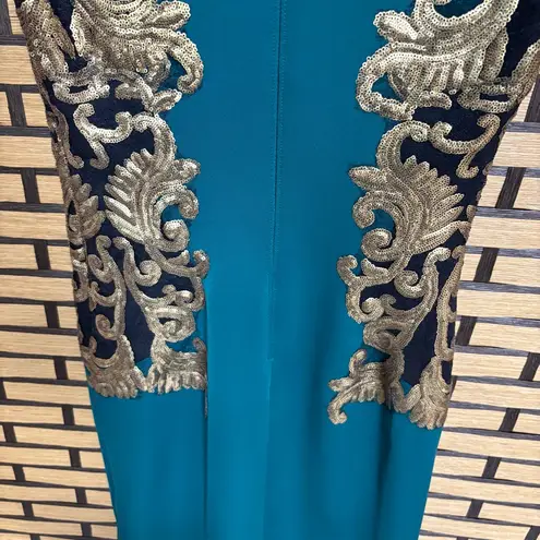 Tadashi Shoji Green Dress Size XS