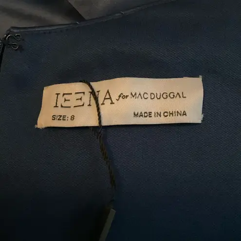 Mac Duggal 27014 PUFF SLEEVE PLEATED BODICE DRAPED GOWN 8 Runs Small