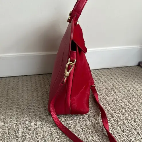 Furla Italian leather Red Handbag