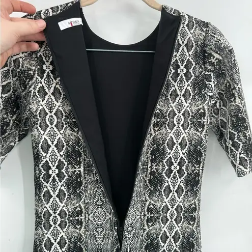 Roam Snake Print Mykonos Women XS MSRap:$348 Midi Ponte Sheath Cocktail Dress