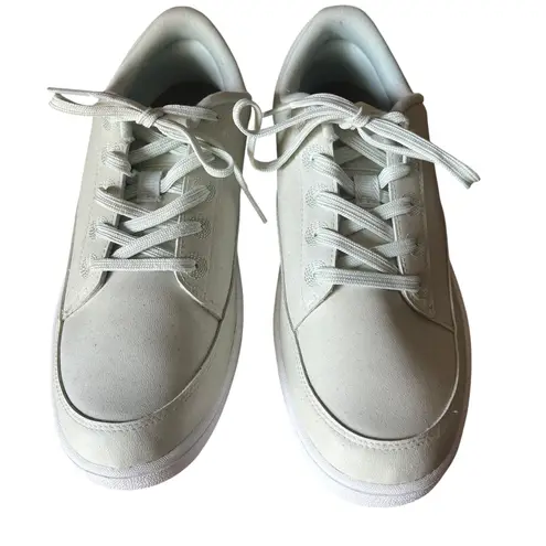 Allbirds Womens Shoes Green Leather Plant Pacer Sneaker Blizzard Sole US 9