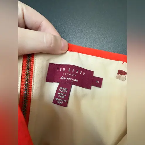 Ted Baker  Strapless Floral Dress