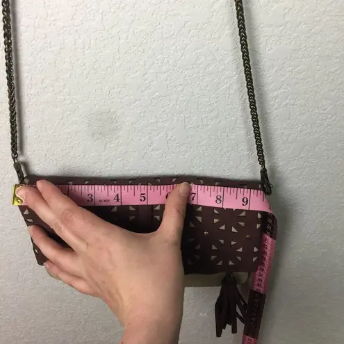 JOYFOLIE Vegan Leather Cross Body Purse #2 Tan