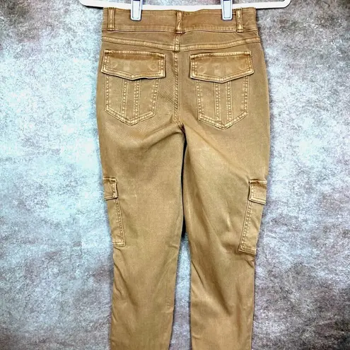 Spanx  Stretch Twill Ankle Cargo Pants Honey Glow M (6/8) - Image 14