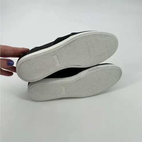 ATM Slip On Sneakers Gunmetal Black Antique Silver Metallic Size 40 US 9.5