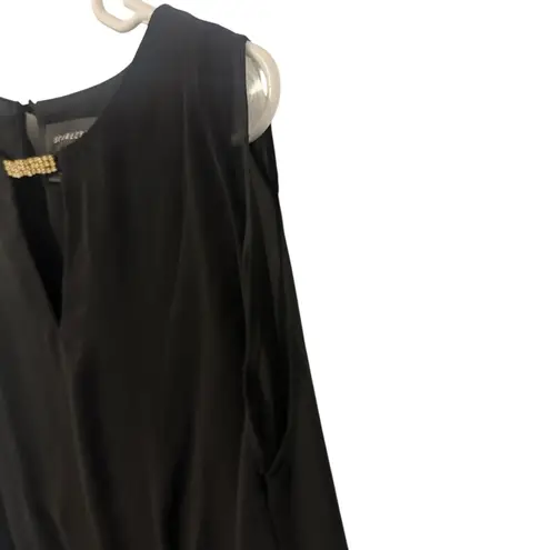 Scarlett Black and Gold Sleeveless Dress