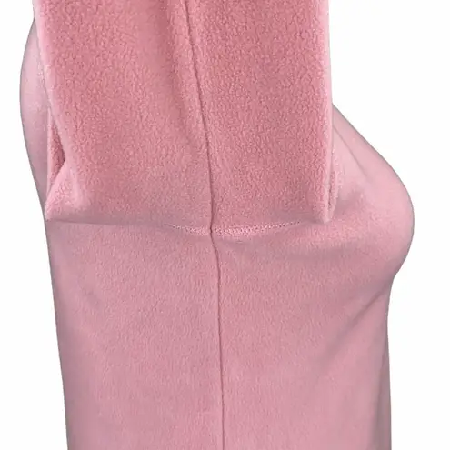 Loft Stretch Cozy Pink Casual Fleece Turtleneck Sweater