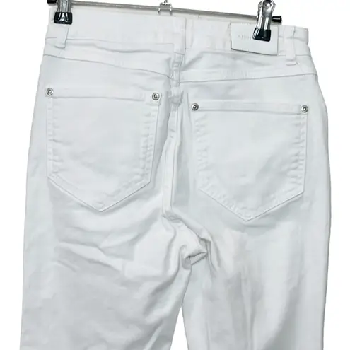 ANINE BING Frida Skinny Jeans Women’s 25 White Stretch Denim Button Fly