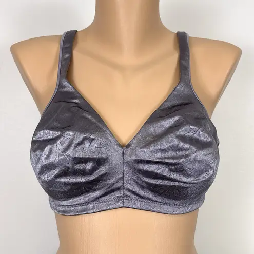 Bali Passion for Comfort Natural Uplift Wire Free Bra Size 38C 3228 Dusty Purple