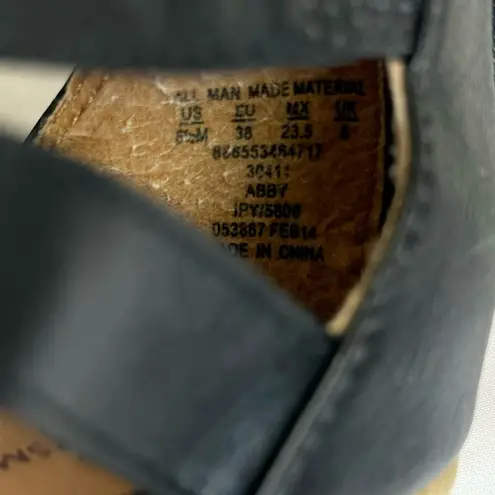 Jaclyn Smith Abby Boho Espadrille Wedge Zip Retro 70s Style Sandals Shoe Sz 6.5