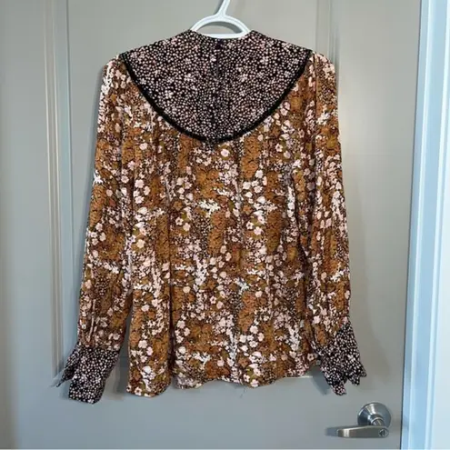 Hinge  mix print‎ floral top