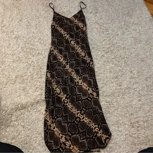 VICI  Snake Skin midi slip dress size small