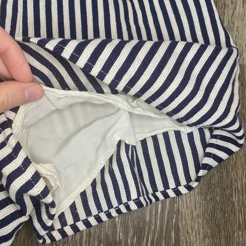 Sugar and L!ps Womens (Sugar Lips) Blue/White Stripe Romper - XS