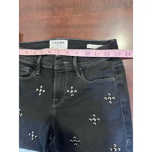 Frame Le Skinny de Jeanne Black Denim Women's Size 26
