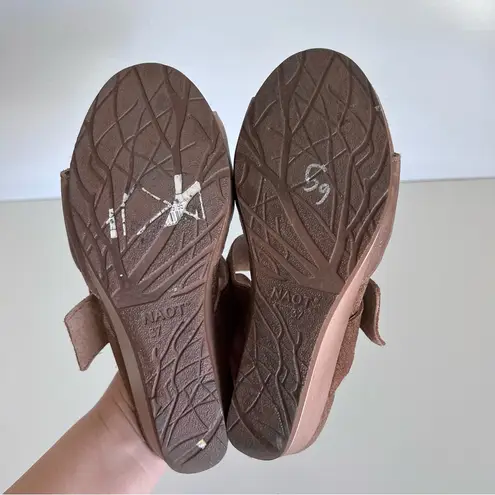 Naot Women’s Kingdom Wedge Slide Sandals EU 37 Oily Bark Nubuck/Brown Suede Brown Size 6