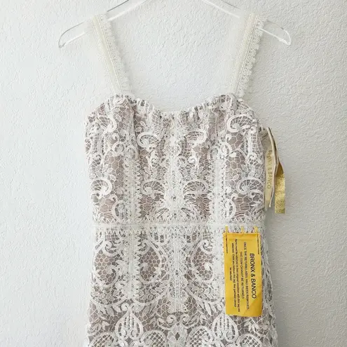 Bronx and Banco Tiffany Blanc Dress White Lace XL New with Tag