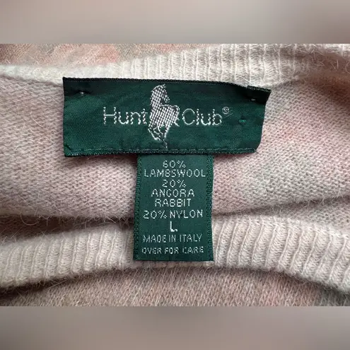 Hunt Club Womens Lambswool BLD Pullover Long Sleeve Modest Sweater,Italy|Size:L