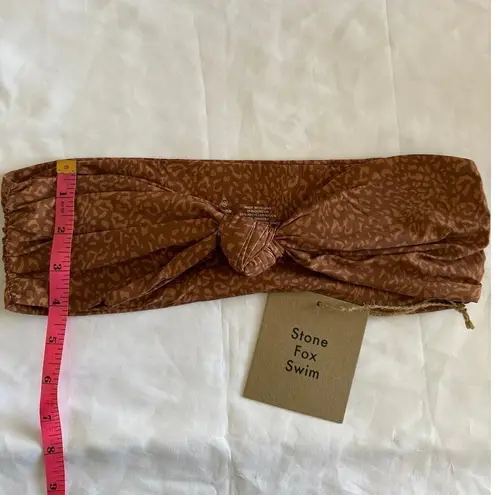 Stone Fox Swim LELE TOP & RIVER BOTTOM TWO PIECES SET in WILD CAT MEDIUM NWT