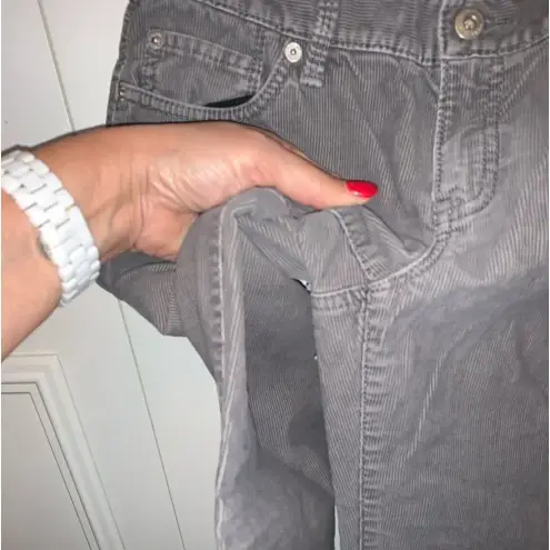 Loft  Grey boot cut corduroy jeans 4‎