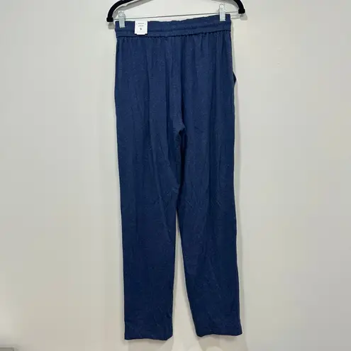 J. McLaughlin Marion Pants Small Blue Linen Cotton Pull On Lounge Relaxed NWT