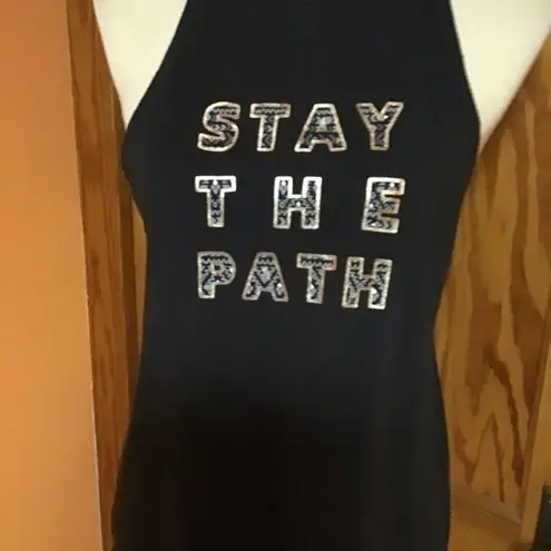 Calia by Carrie Underwood Stay the path tank top Black