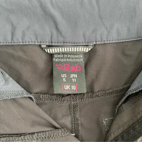 Rab Womens Capstone Dark Gray Shorts Womens Size Small Hiking Athletic Stretch