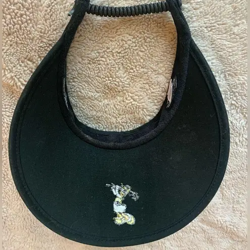 Disney Daisy Duck Vintage 90's Golf Visor Kate Lord  Black One Size