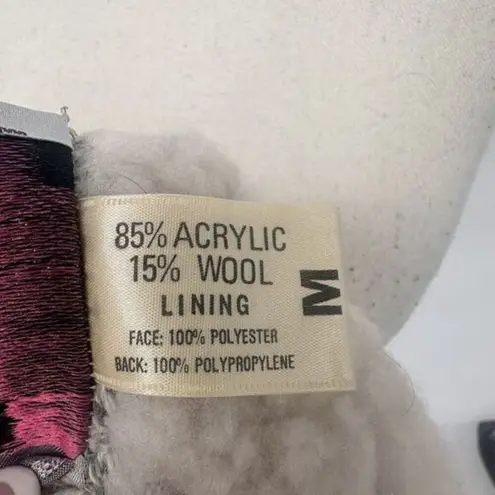 Sugarbird Vintage Sweater Vest Women's Size medium Beige Acrylic/Wool Lining