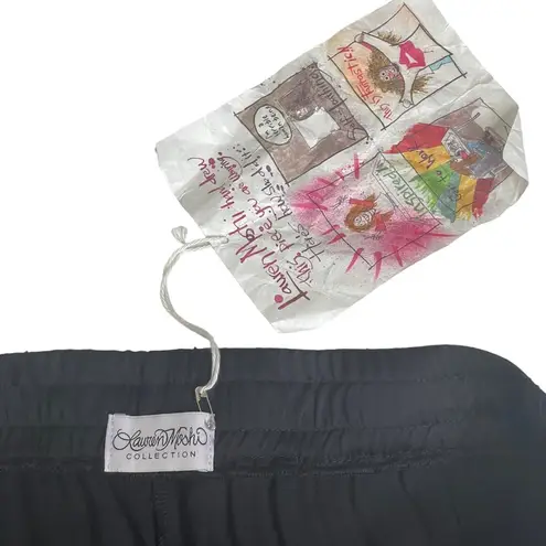 Lauren Moshi new ᨎ Lips Gap Mouth Patch Satiny Side Stripe Joggers Sweatpants ᨎ