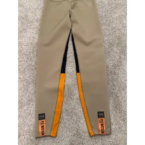 Peloton High Rise P.E. Nation Matte Finish Coastline Legging in Kelp, S