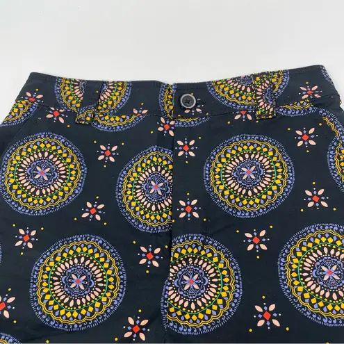 Maeve by Anthropologie Black Abstract City Shorts