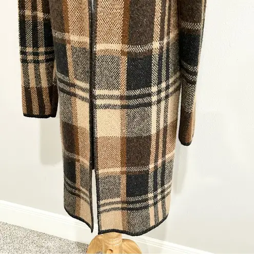 Fortune + Ivy Plaid Open Front Cardigan Sweater Large