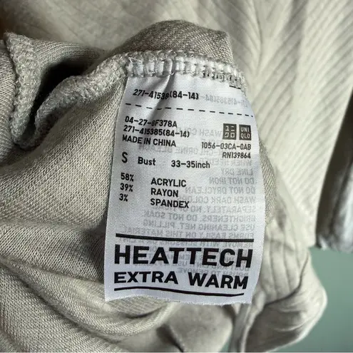Alexander Wang x Uniqlo Heattech Ribbed Mockneck Bodysuit, Grey, Size S - Image 4