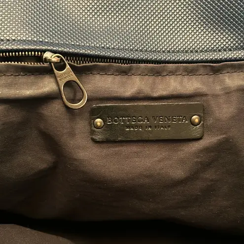 Bottega Veneta Vintage Classic Navy Blue Preowned Tote Shoulder Bag