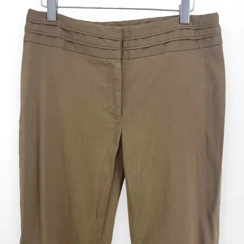 Rafaella Brown Straight Leg Dress Pants